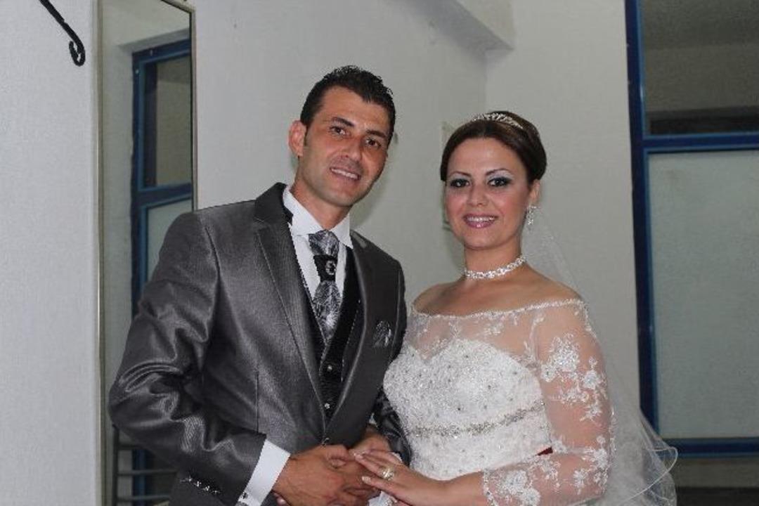 D&uuml;ğ&uuml;n Salonuna Sepetli İtfaiye Aracı İle Geldi