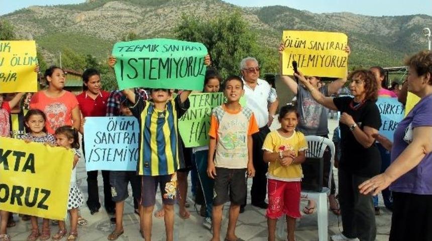 Silifke'de Termik Santral Protestosu