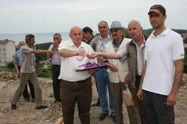 Filyos’ta Cami İnşaatı İçin Temel Atma Töreni Yapıldı 2