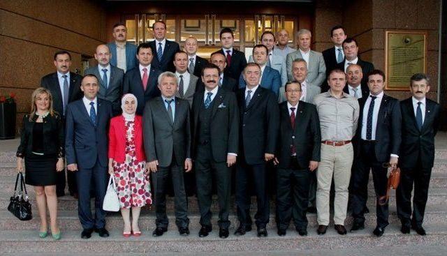 Zonguldak Tso&rsquo;dan Hisarcıklıoğlu&rsquo;na Tanışma Ve Destek Ziyareti 1