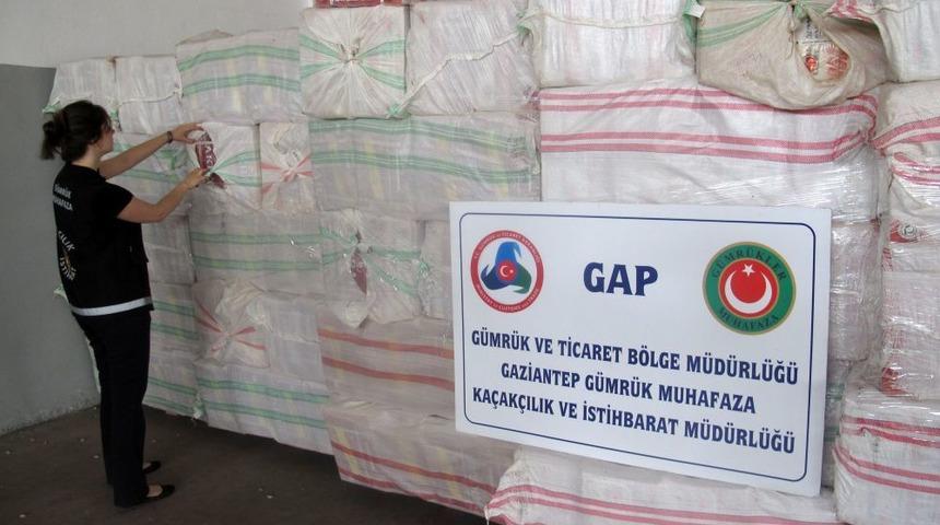 G&uuml;mr&uuml;k Operasyonunda 7 Ton Ka&ccedil;ak &Ccedil;ay Ele Ge&ccedil;irildi