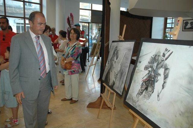 Urla&rsquo;da Karma Resim Sergisi A&ccedil;ıldı 1