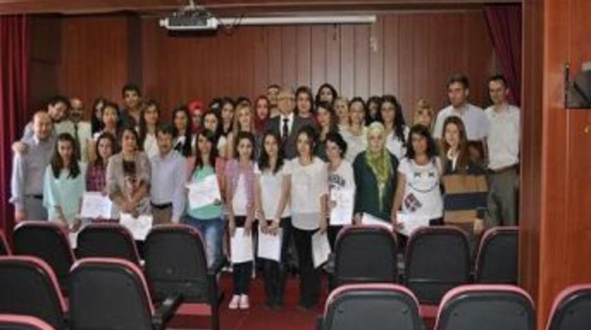 &Ccedil;ağrı Merkezi Kursu Bitirme Belgeleri Dağıtıldı