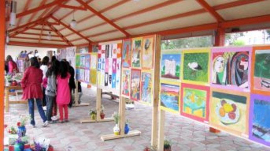 Şehit Ali Şen Korkut Orta&ouml;ğretim'den Resim Sergisi Ve Kermes