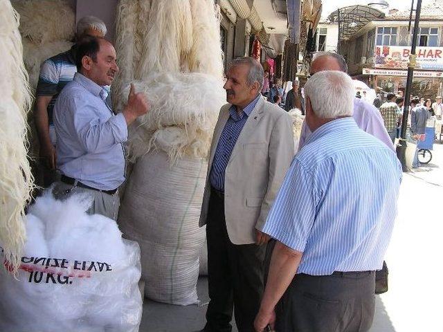 Ak Parti Malatya Milletvekili Mustafa Şahin, Esnafları Ziyaret Etti