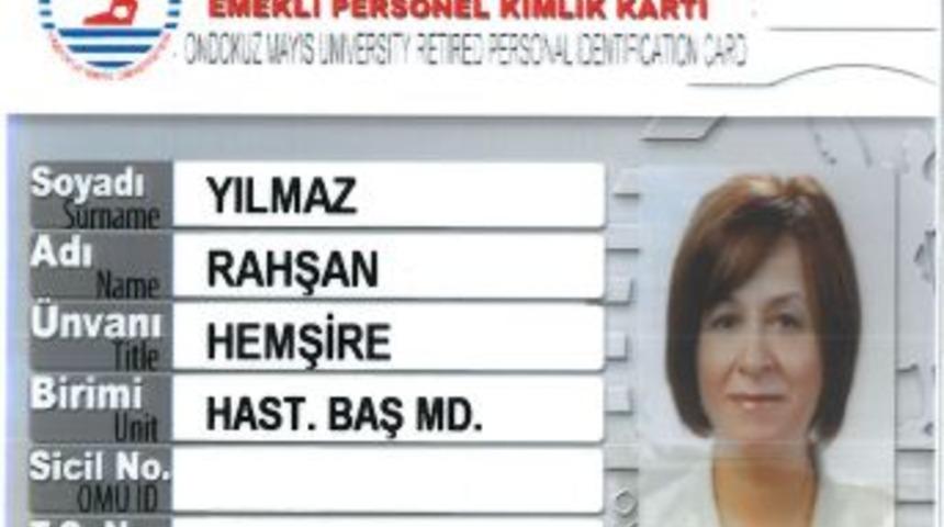 OM&Uuml;&rsquo;den Emekli Personele Kimlik Kartı Jesti