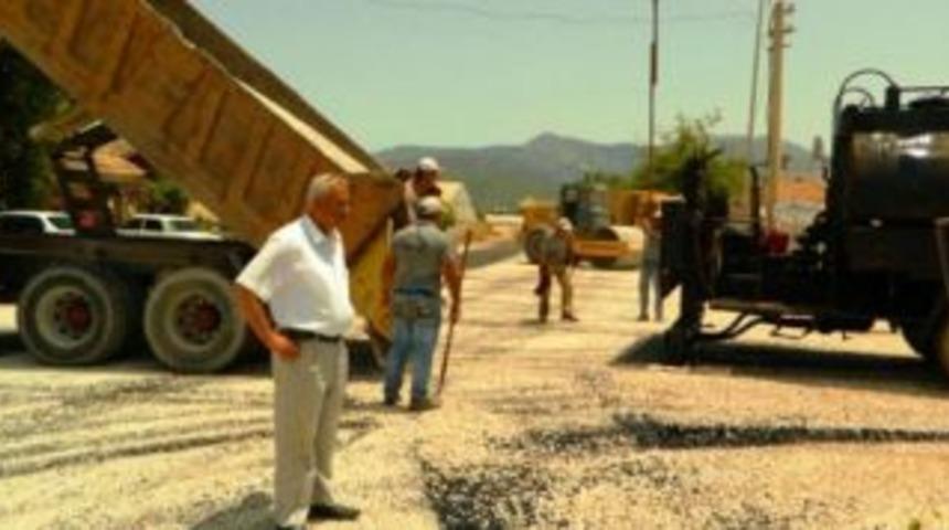 Beykonak'ta Asfalt &Ccedil;alışması Başladı