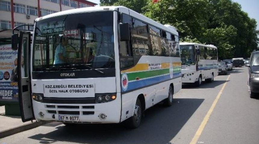 Ereğli&rsquo;de Halk Otob&uuml;sleri Bir Ayda 1 Milyon Yolcu Taşıdı