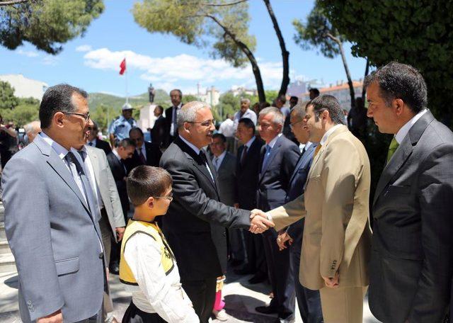 Yeni Muğla Valisi G&uuml;ven&ccedil;er G&ouml;reve Başladı 1