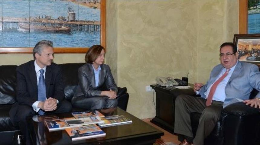 Belçika Ve Lüksemburg Büyükelçileri Başkan Özcan’ı Ziyaret Etti