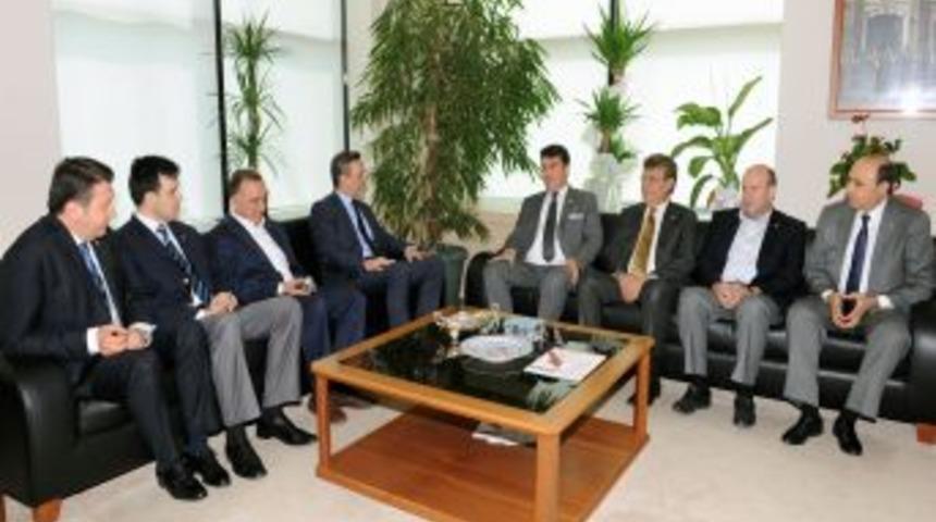 Başkan D&uuml;ndar, BTSO Y&ouml;netimini Ziyaret Etti