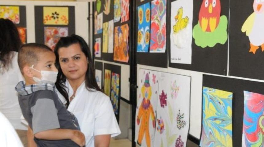 Om&uuml; Tıp Fak&uuml;ltesi &Ccedil;ocuk Hastanesi&rsquo;nde Resim Sergisi