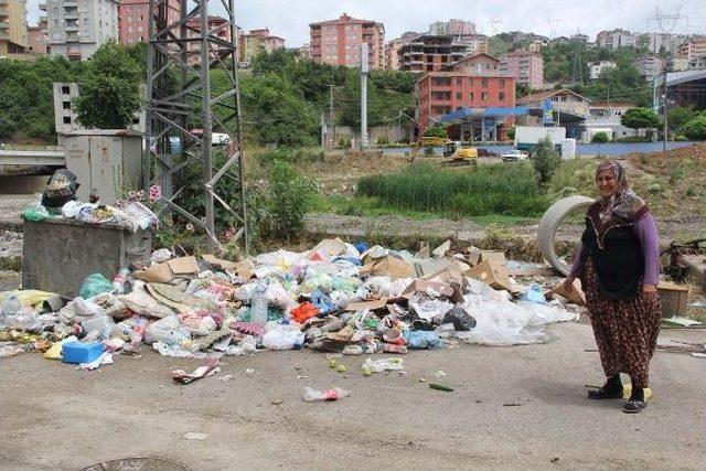 Mahalle Sakinlerinden Çöp Tepkisi