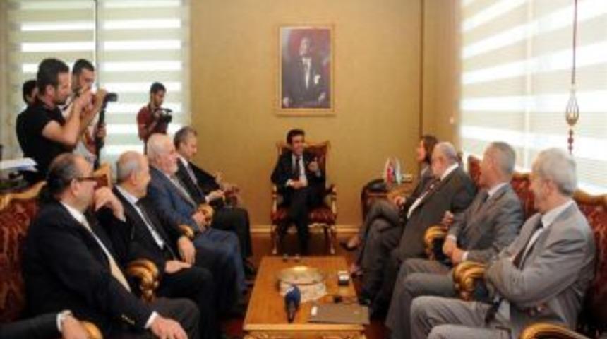 Bel&ccedil;ika Ve L&uuml;ksemburg B&uuml;y&uuml;kel&ccedil;ilerinden Mersin'e &Ouml;vg&uuml;