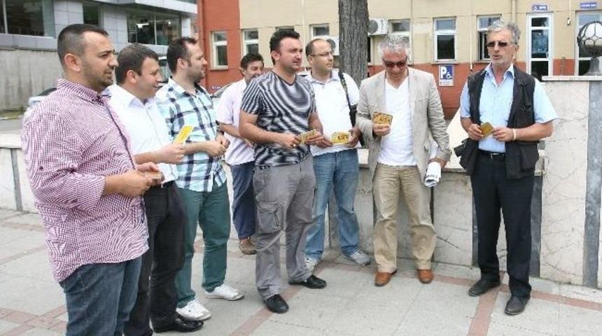 Gazetecilerden Hak Eylemi