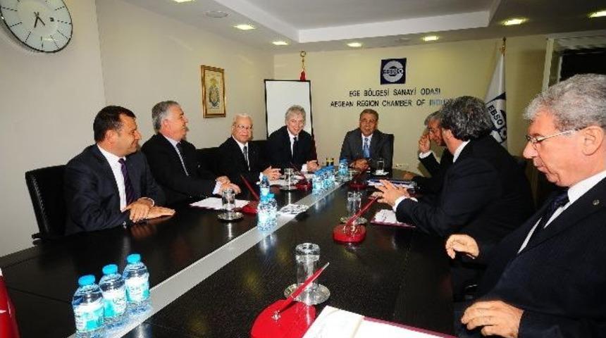 Başkan Kocaoğlu Ebso&rsquo;yu Ziyaret Etti