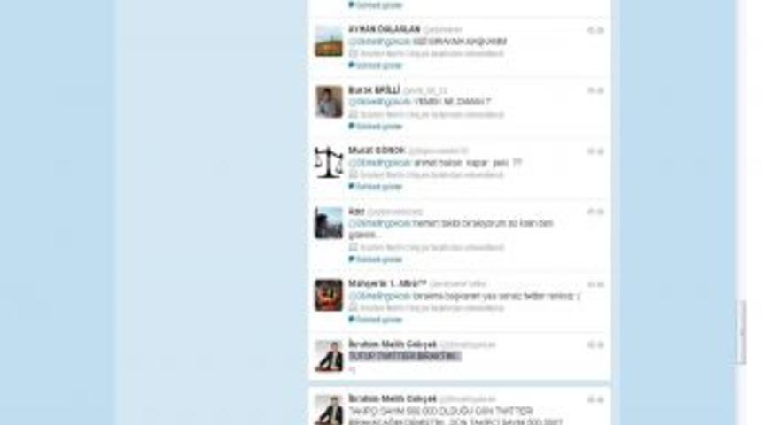 Başkan G&ouml;k&ccedil;ek Twitter'ı Bıraktı