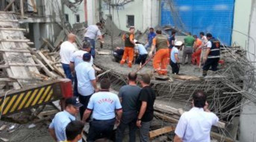 Samsun'da 2 Iş&ccedil;i Fabrika Inşaatı Sırasında G&ouml;&ccedil;&uuml;k Altında Kaldı