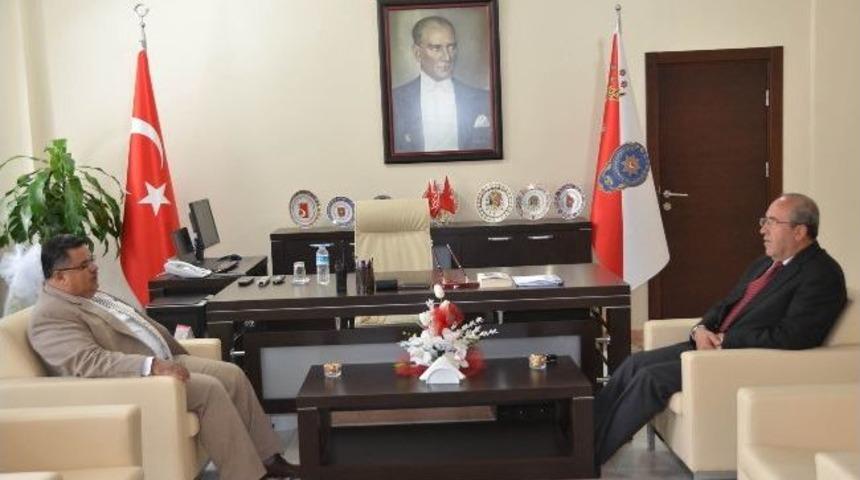 Bilecik Belediye Başkanı Yeni Emniyet M&uuml;d&uuml;r&uuml;n&uuml; Ziyaret Etti