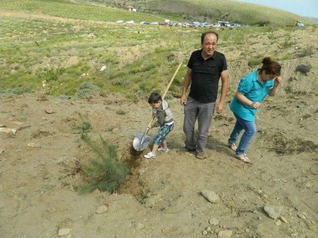 Anaokulu &Ouml;ğrencileri Fidan Dikti 1