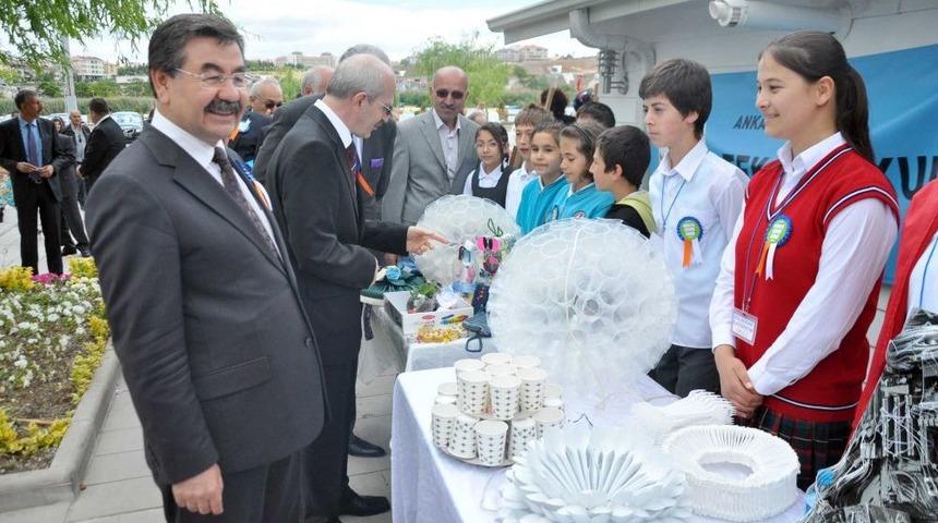 G&ouml;lbaşı'nda Poşet Gelinlikler Podyuma &Ccedil;ıktı