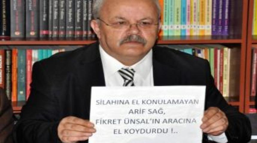 Arif Sağ&rsquo;ın, Aracına Haciz Koydurduğu Gazeteciden Tepki