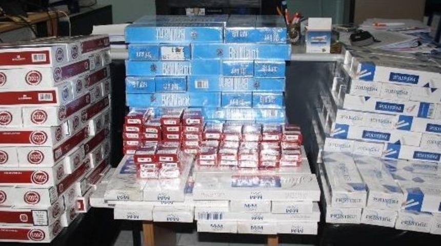 Kırklareli'de Ka&ccedil;ak Sigara Operasyonu