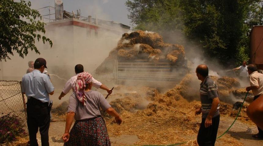 Evinin Yandığını Zanneden Kadın Fenalık Ge&ccedil;irdi