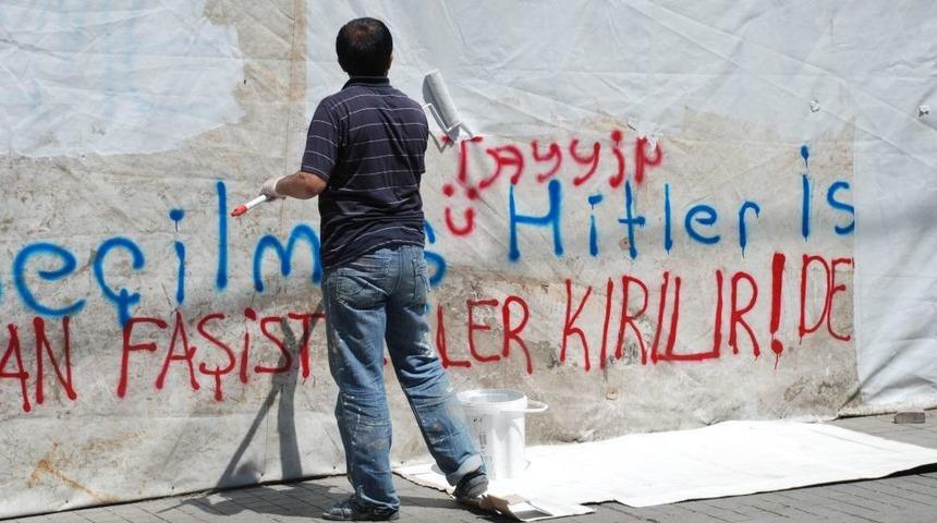 Taksim Esnafı Şiddet Mağduru