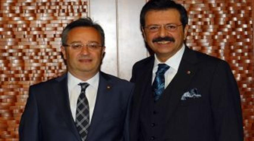 Erbaa TSO&rsquo;dan TOBB Başkanı Hisarcıklıoğlu'nu Ziyaret