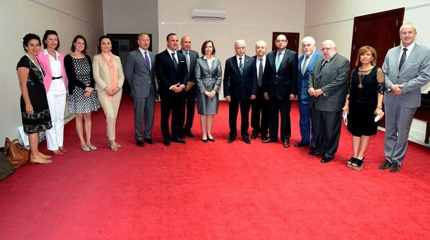 L&uuml;ksemburg B&uuml;y&uuml;kel&ccedil;isi Conzemius, Zihni Aldırmaz&rsquo;ı Ziyaret Etti