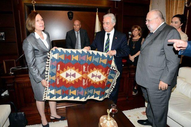 L&uuml;ksemburg B&uuml;y&uuml;kel&ccedil;isi Conzemius, Zihni Aldırmaz&rsquo;ı Ziyaret Etti 1