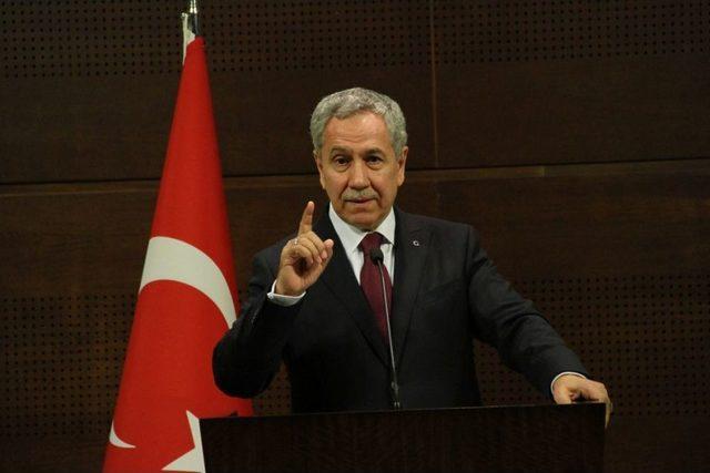 Arınç: Çevre Duyarlılığıyla Hareket Edenlerden Özür Diliyorum