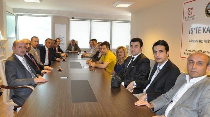 Kdz. Ereğli Tso Başkanı Tetiker&rsquo;den, Zonguldak Tso Başkanı Demir&rsquo;e Ziyaret