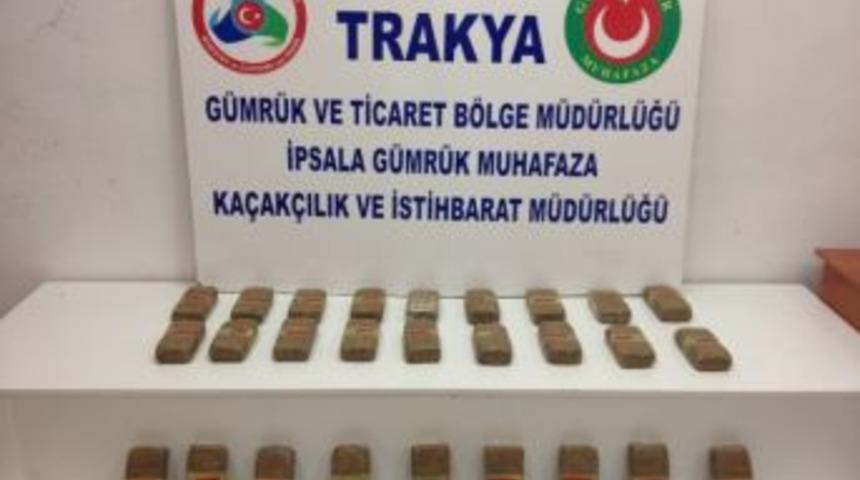 İpsala'da 15,5 Kilo Eroin Ele Ge&ccedil;irildi