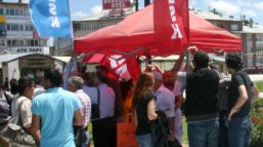KESK, Sivas&rsquo;ta Greve Başladı
