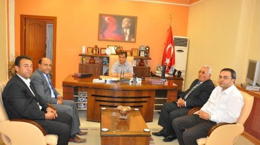 Yerk&ouml;y Tso Başkanı Durmaz, İl&ccedil;e Kaymakamı Gale'yi Makamında Ziyaret Etti