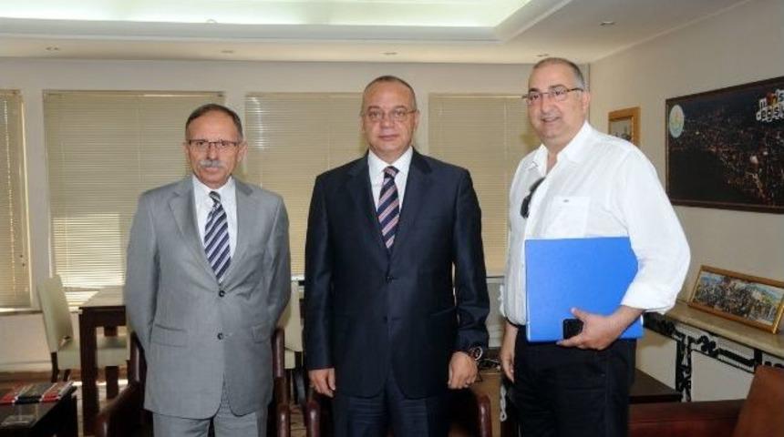 Osb Başkanı T&uuml;rek&rsquo;ten Başkan Erg&uuml;n'e Ziyaret