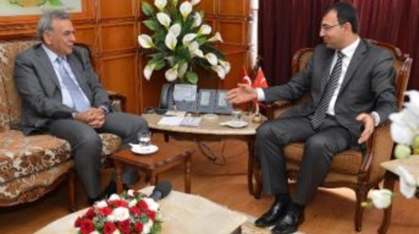 Başkan Kocaoğlu&rsquo;ndan Vali Toprak&rsquo;a Ziyaret