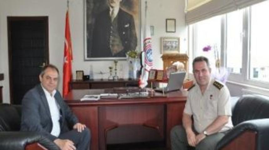 Jandarma Alay Komutanı Ayan'dan Başkan Dalgı&ccedil;'a Veda Ziyareti