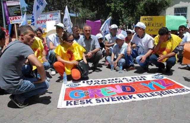 Siverek'te 'taksim Gezi Parkı' Yürüyüşü