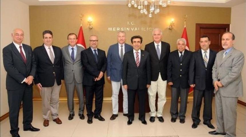 Vali G&uuml;zeloğlu Mdto Y&ouml;netimini Makamında Kabul Etti