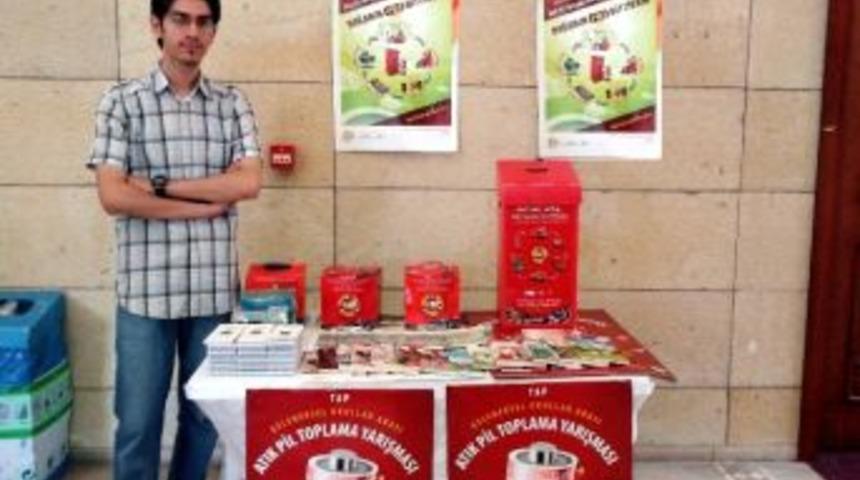 Adana&rsquo;da 2 Ton 8 Kilo Atık Pil Toplandı