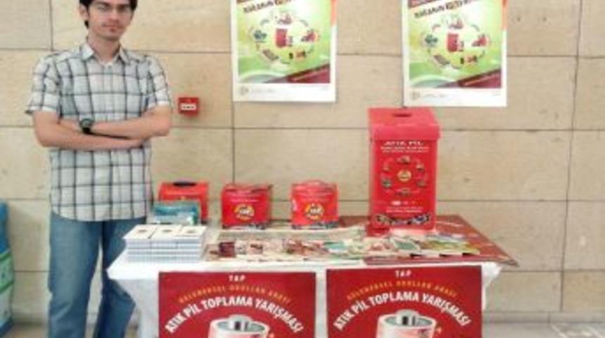 Seyhan Belediyesi'nin Kampanyasında 3 Ton Atık Pil Toplandı