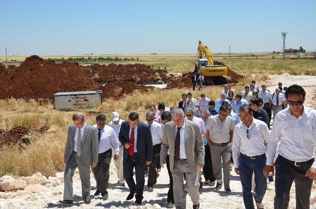 Harran Üniversitesi Rektörü Viranşehir'i Ziyaret Etti