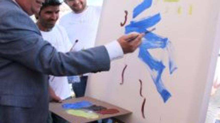 Ereğli'de Uluslararası Sevgi Barış Dostluk Resim &Ccedil;alıştayı Başladı