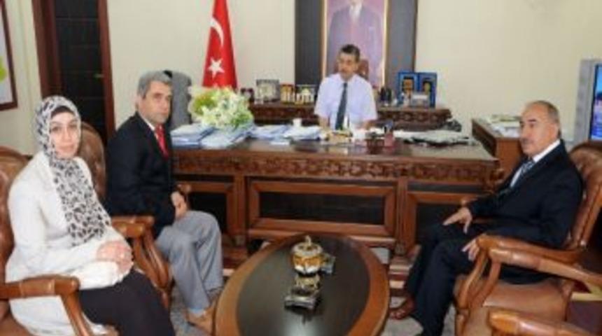 &Ccedil;evreciler Vali G&uuml;ven&ccedil;&rsquo;i Ziyaret Etti