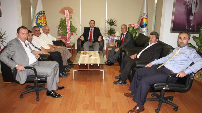 Şof&ouml;rler Ve Otomobilciler Odası'ndan TSO'ya Ziyaret