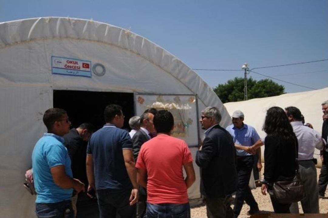 Kent Konseyi, Suriyelilerin Kampını İnceledi