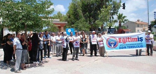 Didim&rsquo;de Eğitim Sendikaları 5 Haziran Grevinde 1